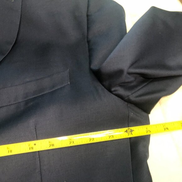 Ralph Lauren for Dillards Men's Navy Blue Suit Blazer 2 Buttons 48R - Picture 9 of 14